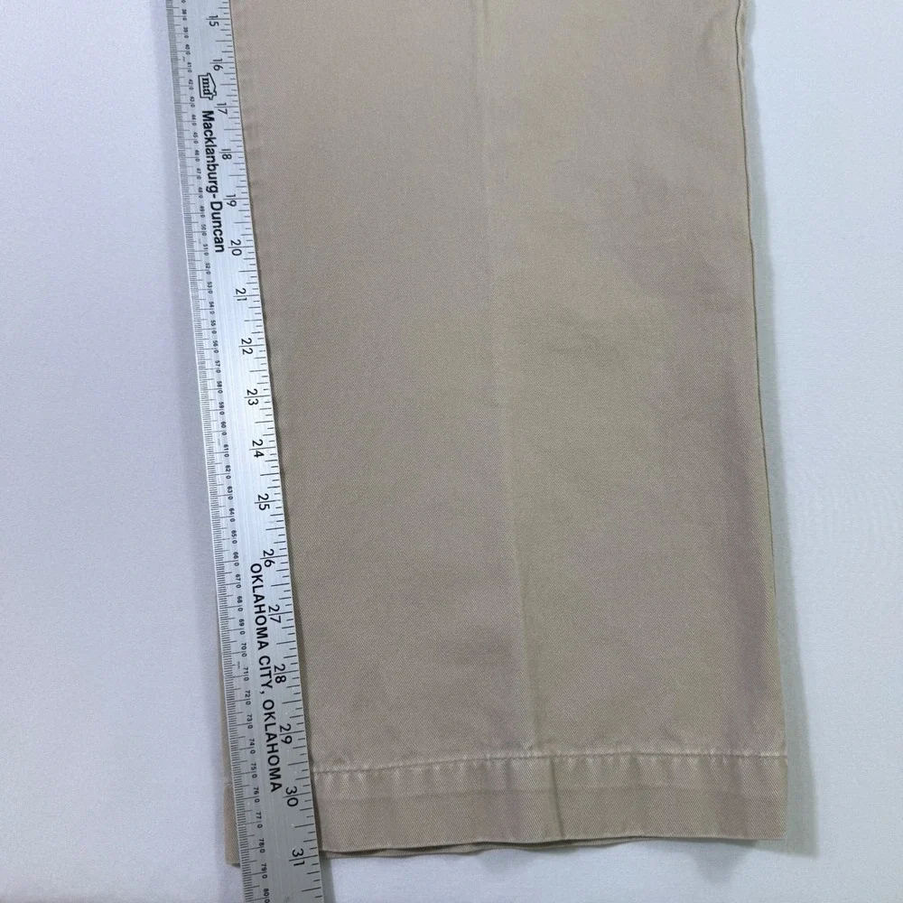 Vintage Polo Ralph Lauren Pants Mens 42 (Fits 40x31) Beige Baggy Made in USA 90s